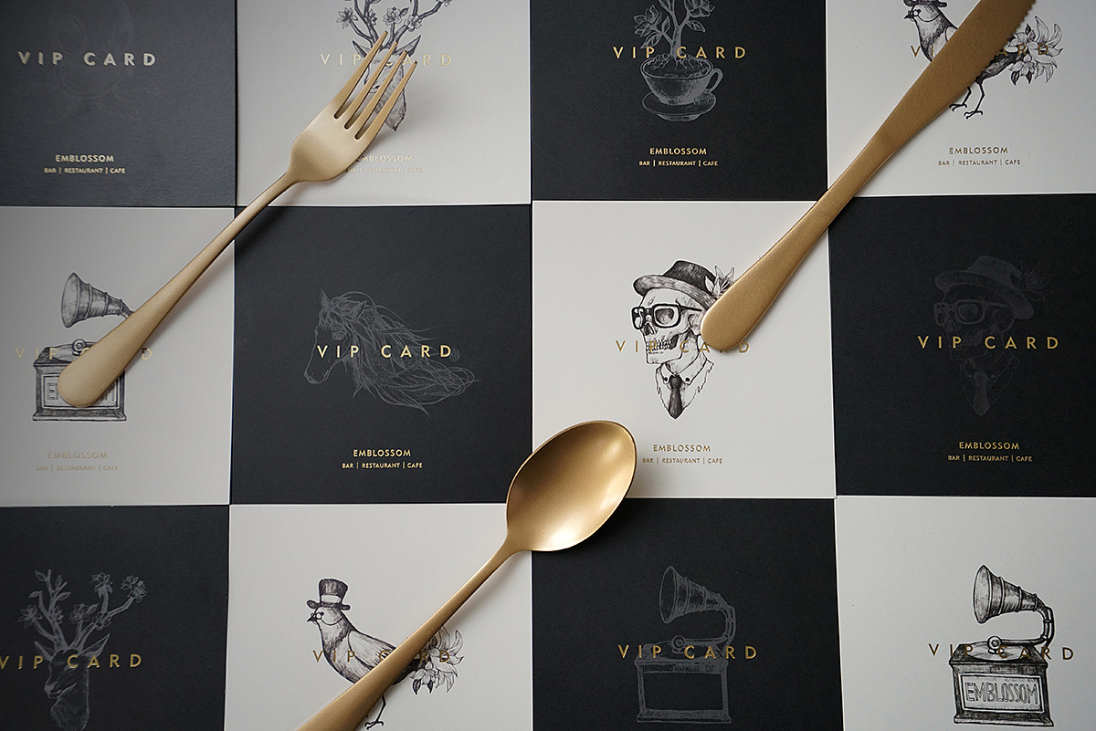 EMBLOSSOM｜落英里酒吧（图ZMTMxOTk3NDY0） - 品牌 - 站酷设计师mojodesign原创素材 - 站酷ZCOOL