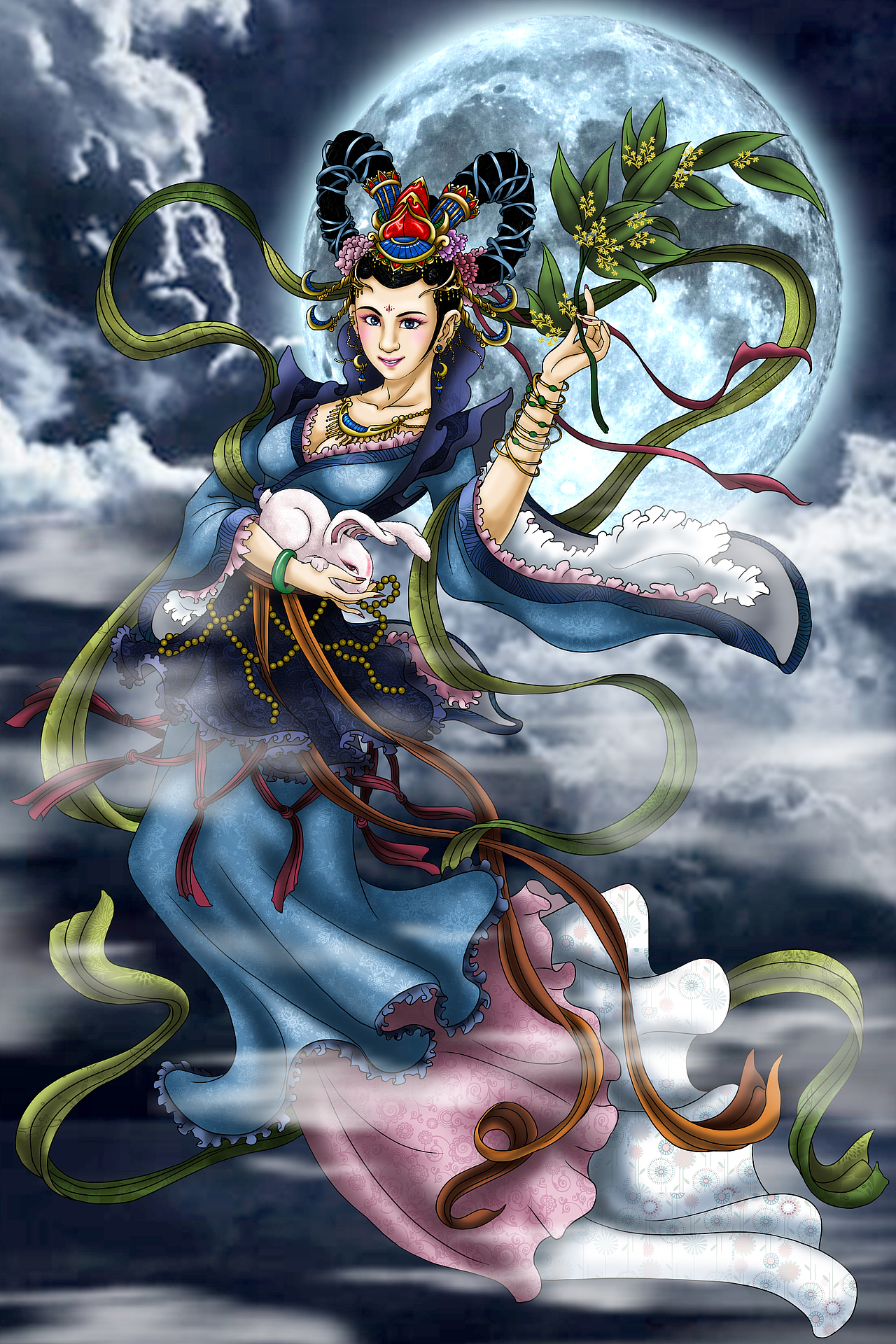 西游记人物谱--嫦娥仙子（图ZNjA0MDUxODg=） - 游戏原画 - 站酷设计师超级无敌红蛋蛋原创素材 - 站酷ZCOOL
