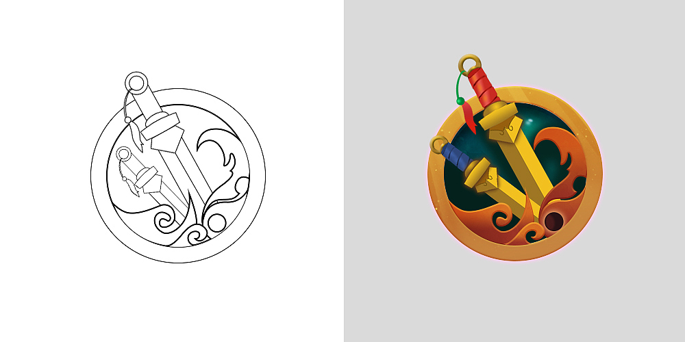 按钮 闹钟 剑客（图ZNjg0NTU1MDg=） - 其他UI - 站酷设计师李春露原创素材 - 站酷ZCOOL