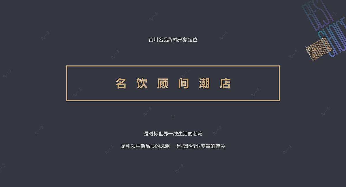 百川名品烟酒新连锁 - 品牌策划