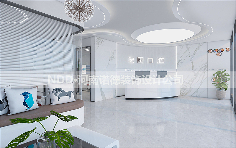 200平口腔诊所设计案例|郑州口腔设计公司