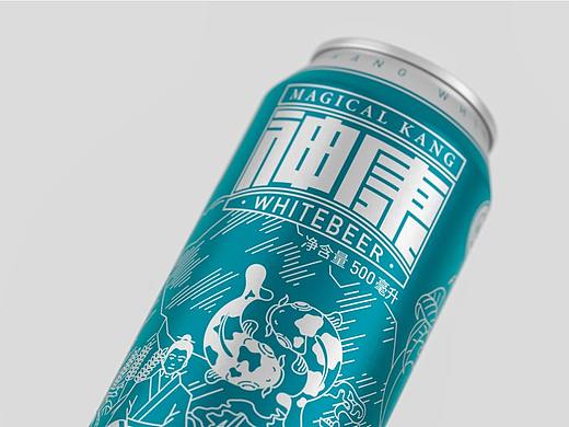 神康白啤丨白啤酒包装设计