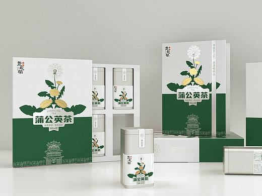 【包装设计】-龙砚阁品牌蒲公英茶包装设计