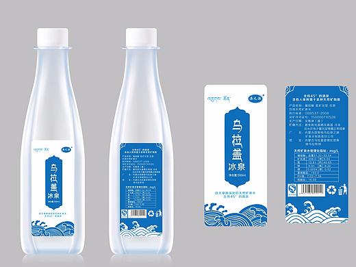 蒙古特色的瓶贴
