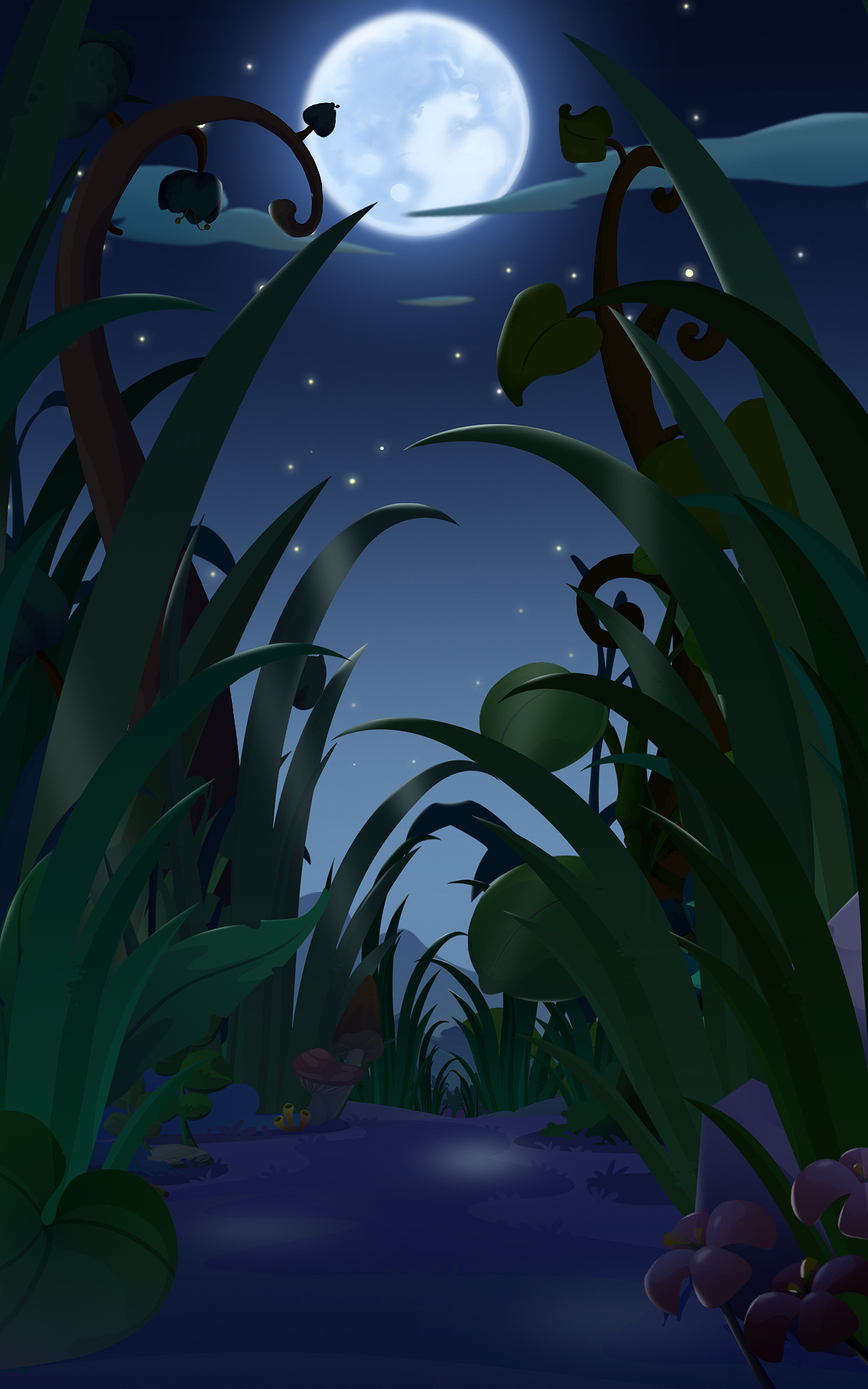 2010年在南昌一家动画公司做的二维场景作品