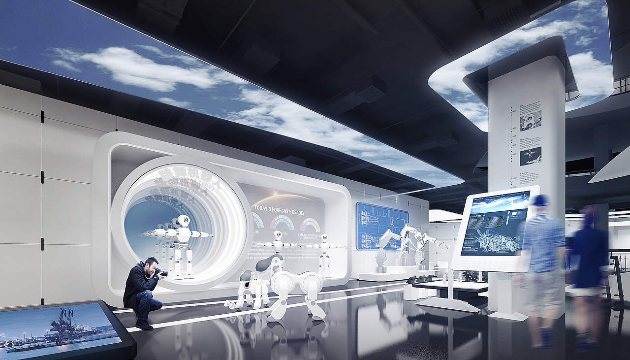 T市科技馆--航天区域