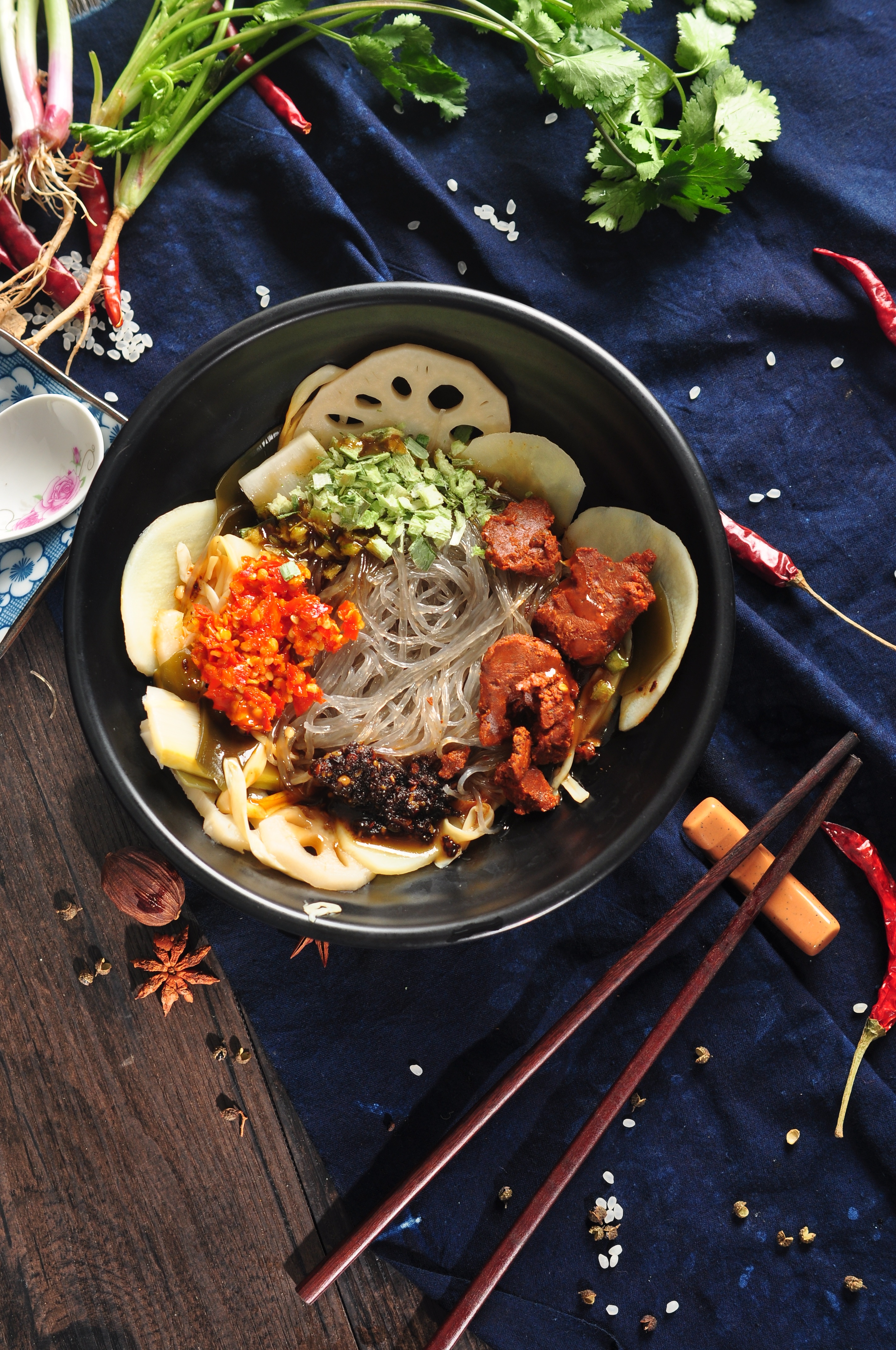 速食冒菜粉 摄影