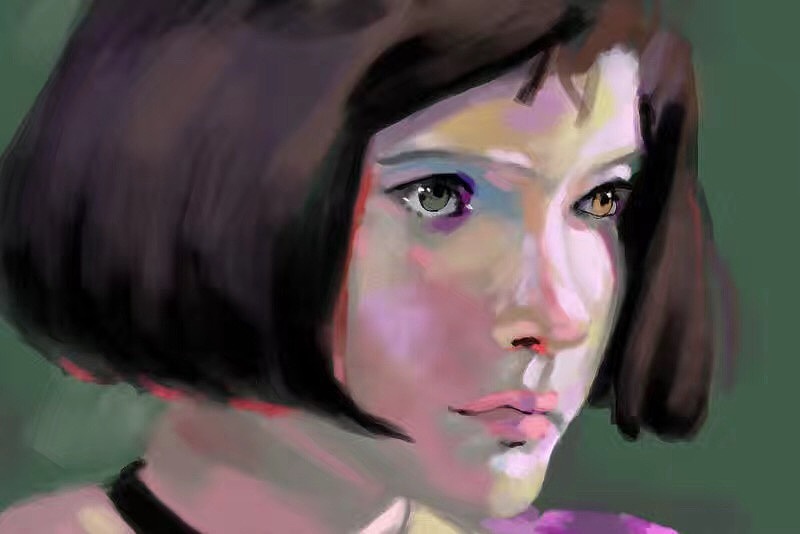 一次手绘板的尝试。