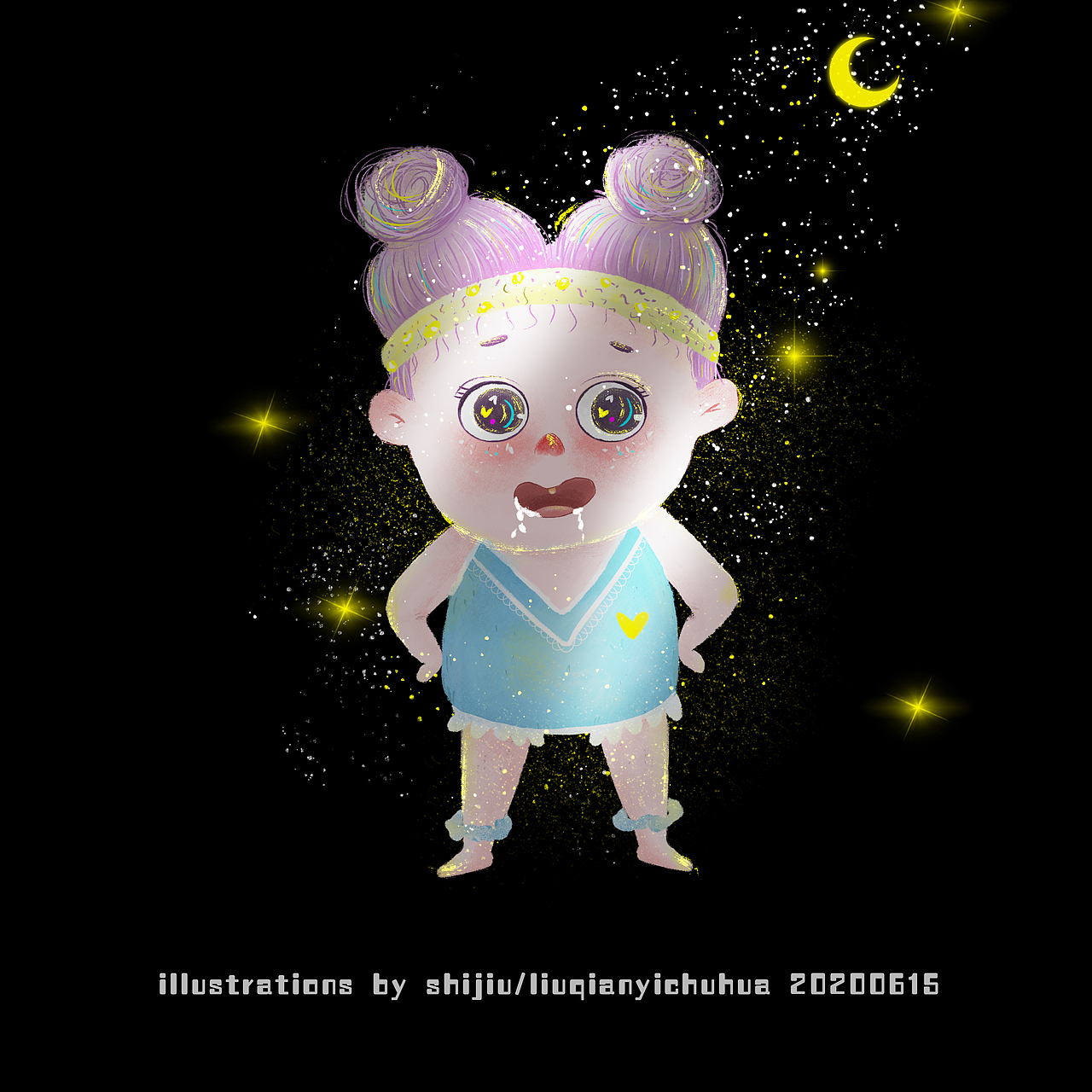 谁家小可爱（图ZMjEyMTM5NTEy） - 儿童插画 - 站酷设计师千颐劉原创素材 - 站酷ZCOOL