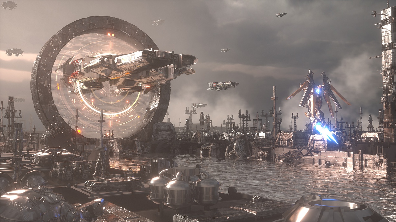 末世科幻场景渲染（图ZMjQyODUzODEy） - 机械/交通 - 站酷设计师武海原创素材 - 站酷ZCOOL