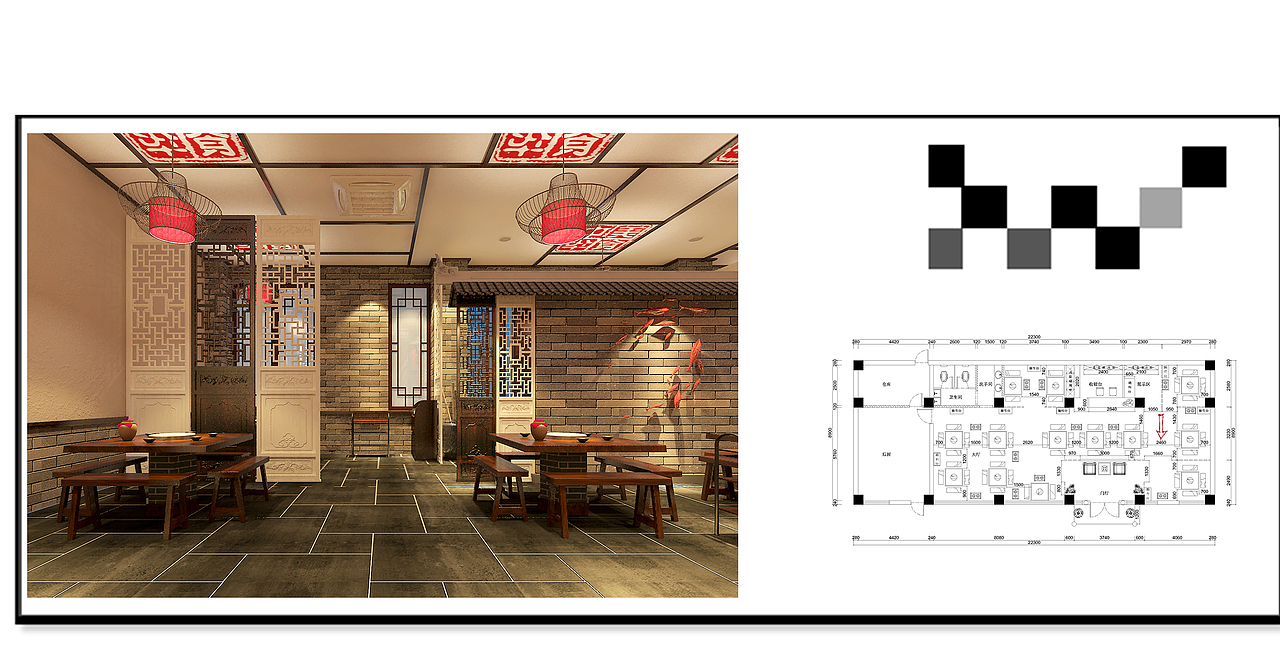 老挝海底捞火锅店（图ZMTY4NTA2Nzk2） - 家装设计 - 站酷设计师思间设计中心原创素材 - 站酷ZCOOL