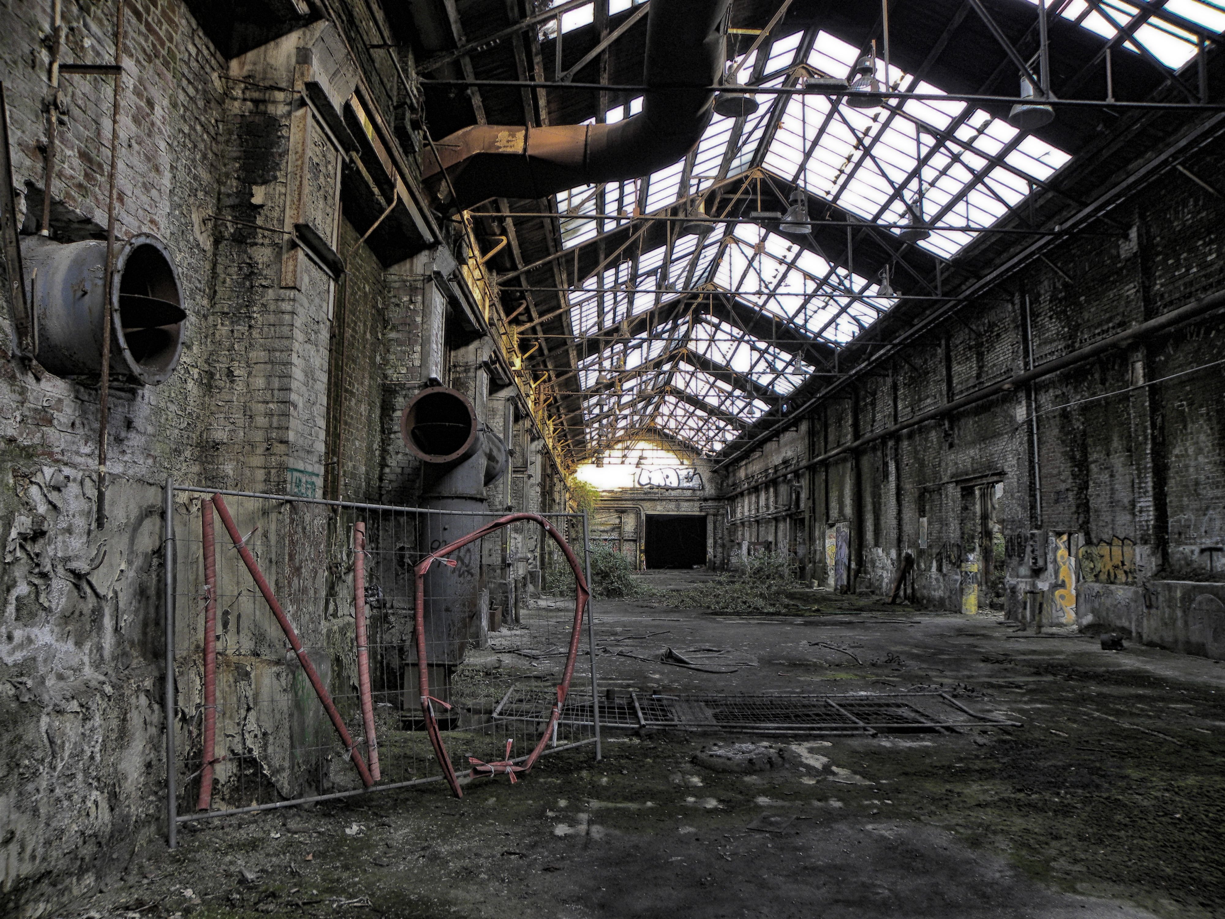 米家小镇废弃工厂图片