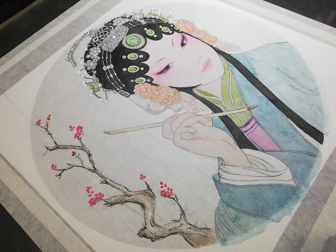 工笔戏子（图ZMTg2MDE4Mjky） - 创作习作 - 站酷设计师是阿雨酱啊原创素材 - 站酷ZCOOL