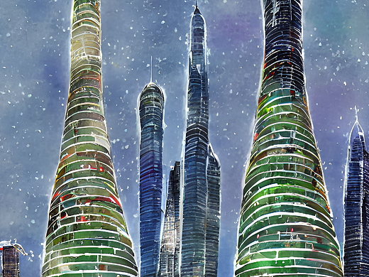 #AI创作实验室#广州塔