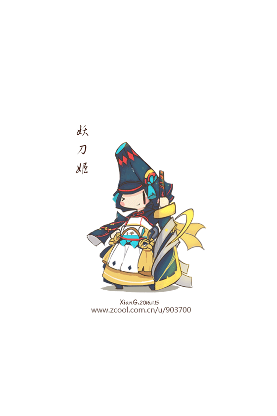 最近画的式神们一（图ZNjYzNzE1MDg=） - 商业插画 - 站酷设计师冬眠的熊V原创素材 - 站酷ZCOOL