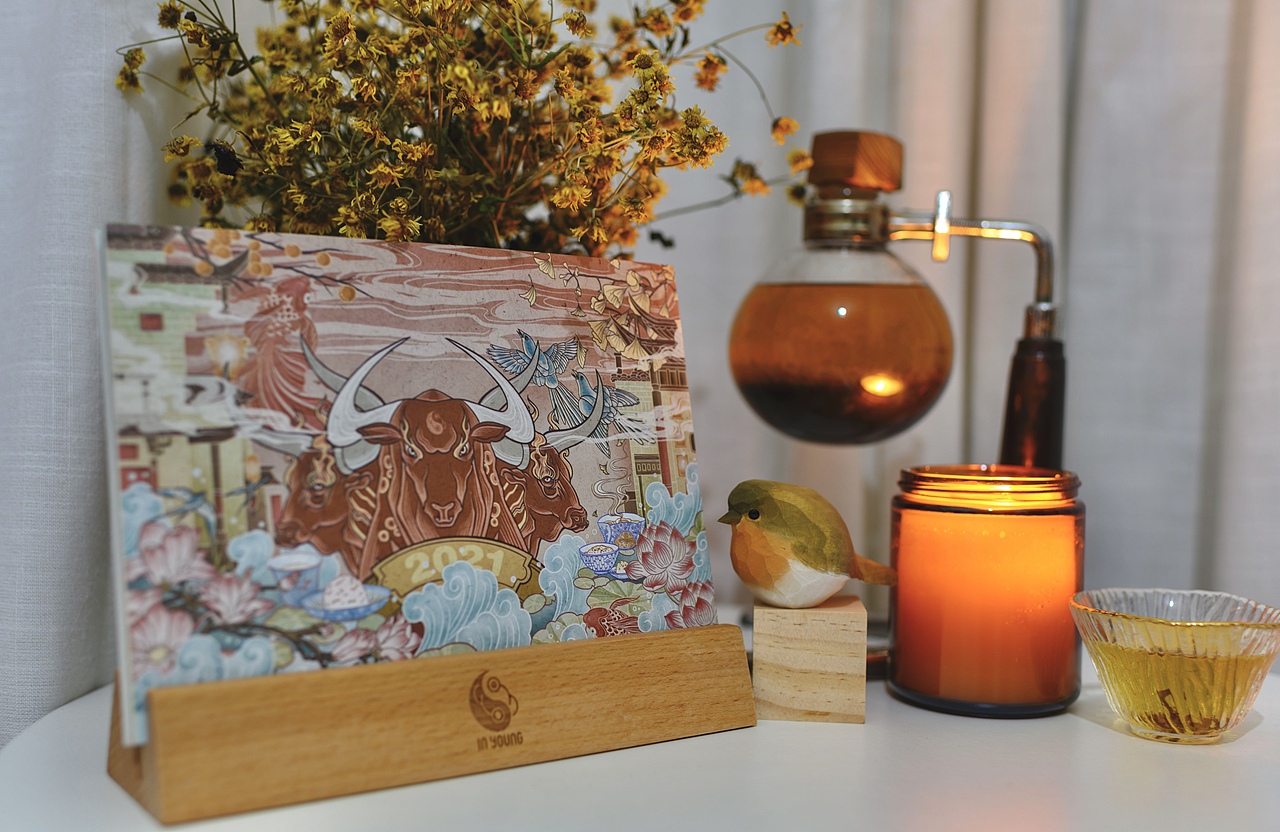 2021年《牛转乾坤》插画台历作品（图ZMjM3Mjc2Njky） - 创作习作 - 站酷设计师喻易阳原创素材 - 站酷ZCOOL