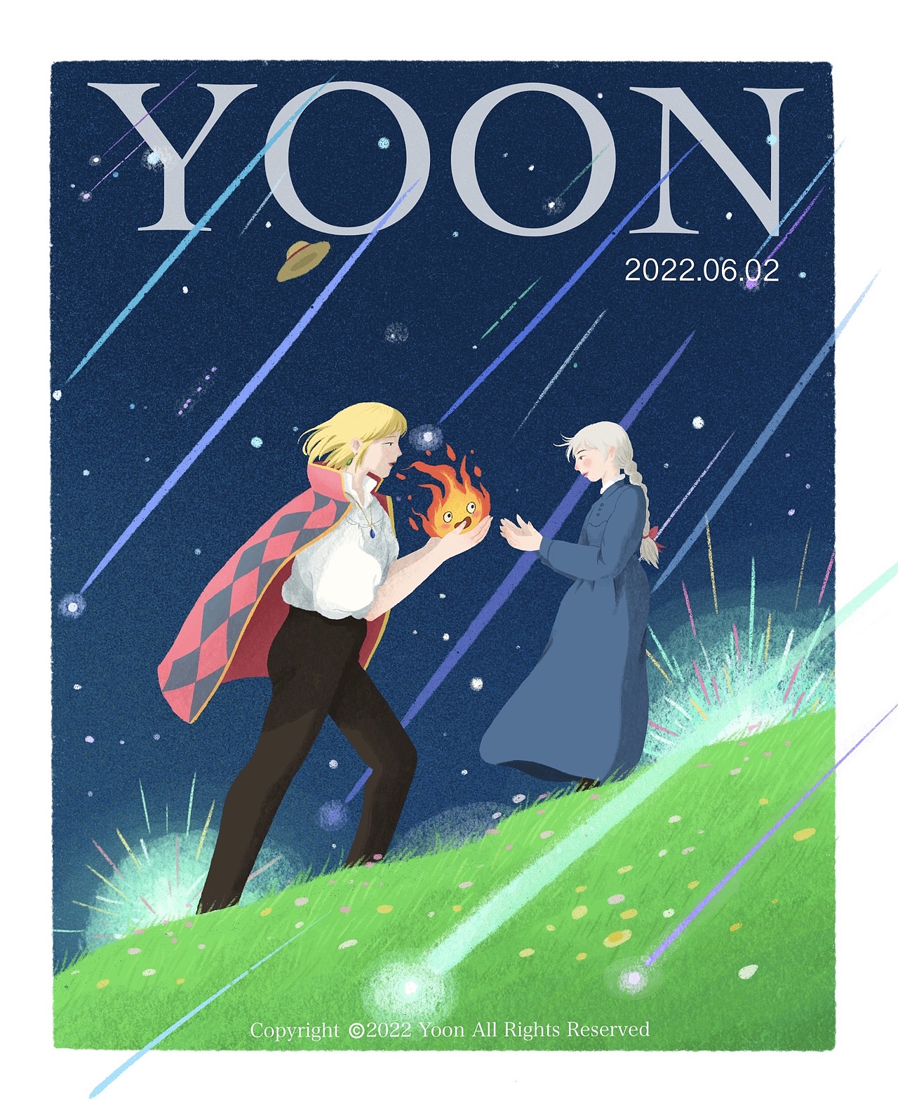 给你我的心（哈尔的移动城堡）（图ZMzAzNDY3Nzc2） - 创作习作 - 站酷设计师Yoon意逝原创素材 - 站酷ZCOOL