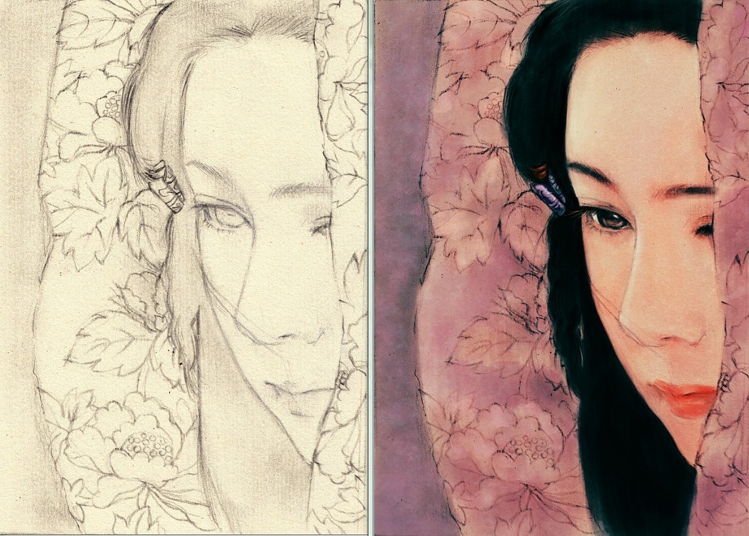      临摹陈淑芬老师