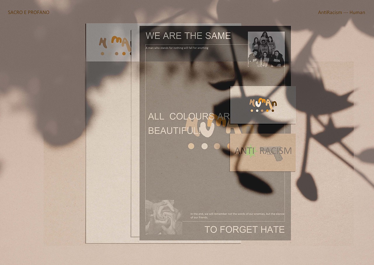 Anti Racism 反种族歧视练习（图ZMjgwNDIxODY0） - 宣传物料 - 站酷设计师藏ila原创素材 - 站酷ZCOOL