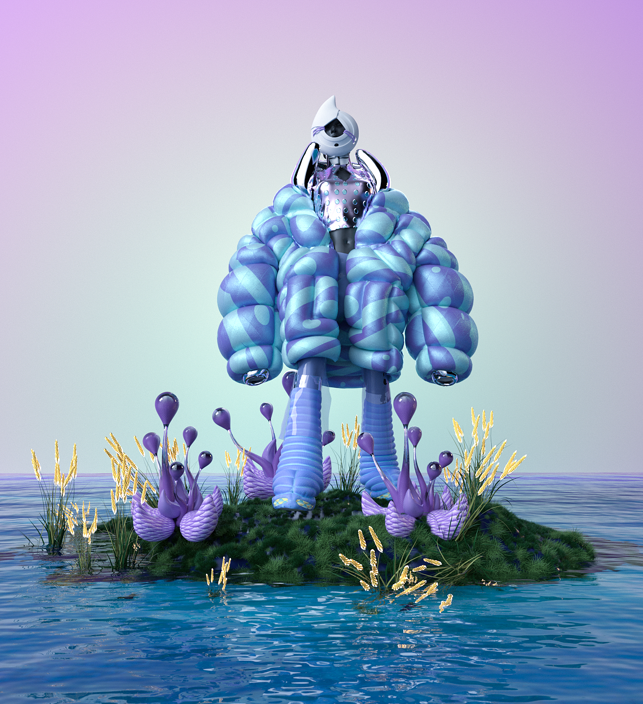 虚拟服饰渲染练习（图ZMzAzMjI5MTk2） - 人物/生物 - 站酷设计师小兔霸大头虾原创素材 - 站酷ZCOOL