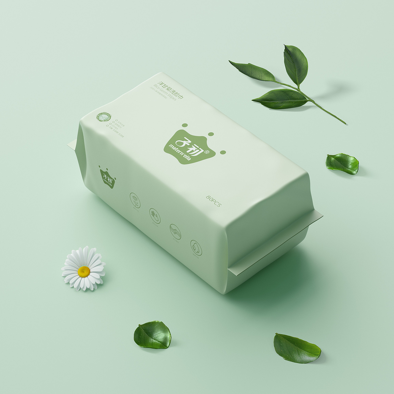 湿巾 棉柔巾 日常品包装 洗衣液 包装设计