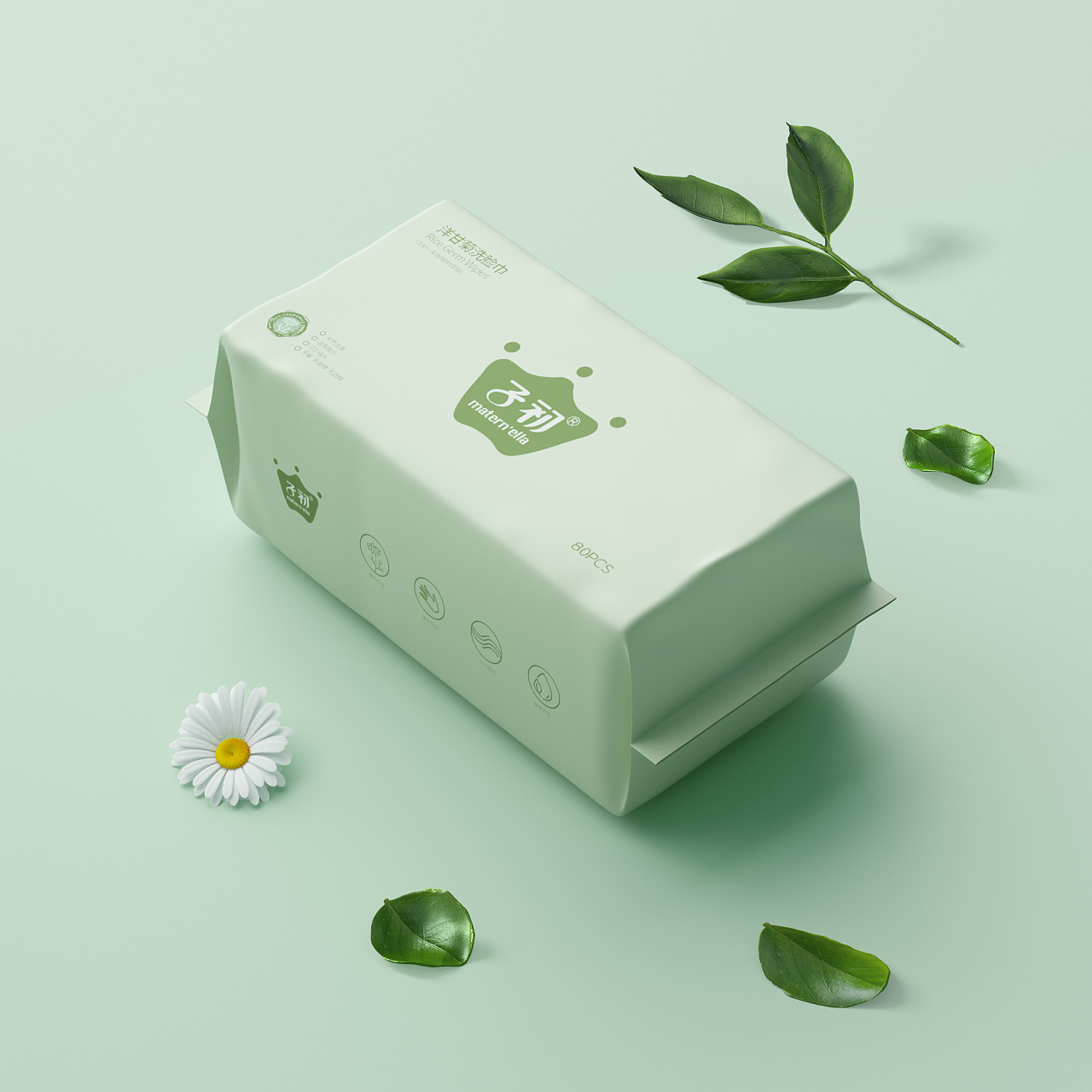 湿巾 棉柔巾 日常品包装 洗衣液 包装设计