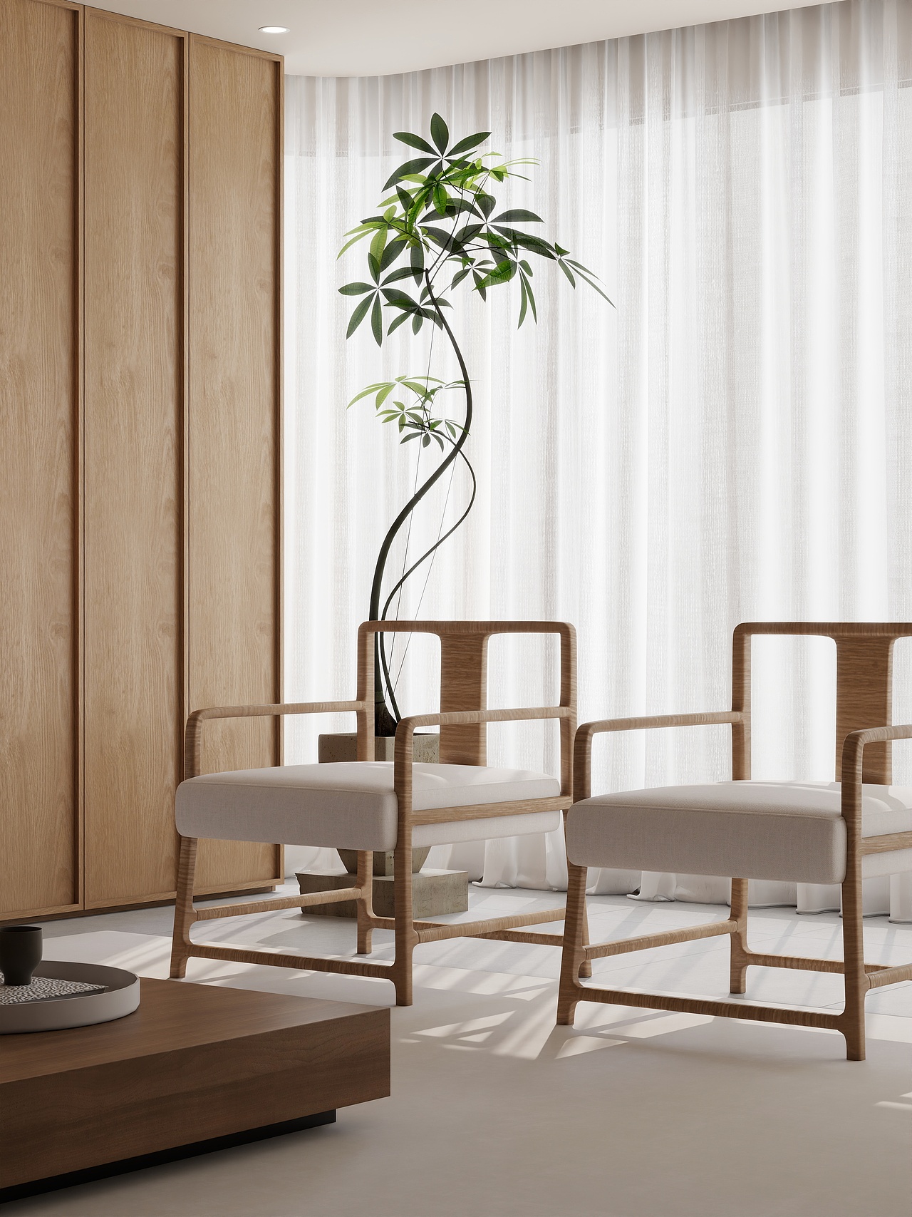 新中式风格家装效果图