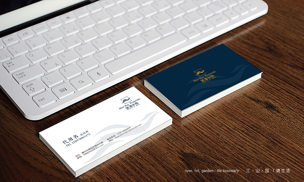 蓝湾半岛logo提案