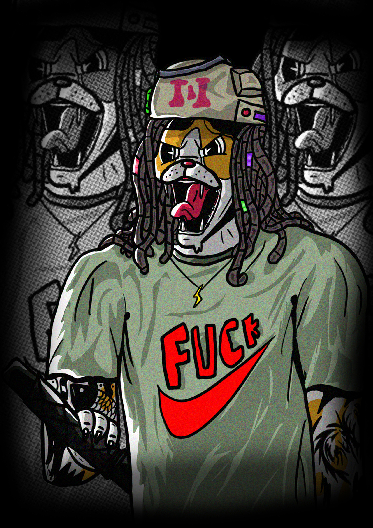 个人插画练习（图ZMjc2NjQ3NTgw） - 新锐潮流插画 - 站酷设计师川与川寻原创素材 - 站酷ZCOOL