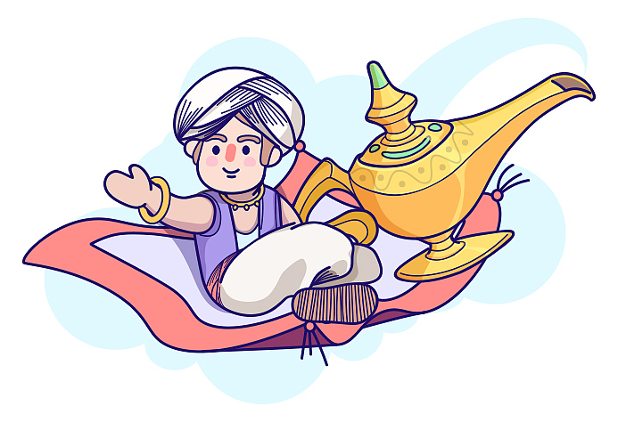 阿拉丁神灯（图ZNDQ0OTI0ODA=） - 其他UI - 站酷设计师花花不是花花原创素材 - 站酷ZCOOL