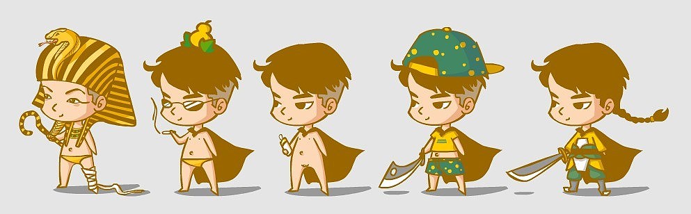 卡通 Q版 插画（24p）（图ZNTY5ODI3NDA=） - 创作习作 - 站酷设计师SunuY原创素材 - 站酷ZCOOL