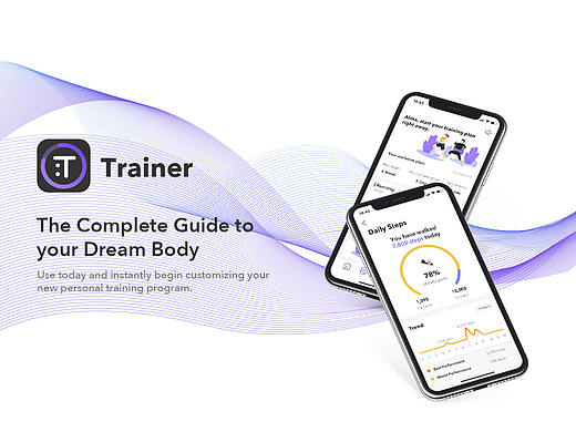 Trainer App（個(gè)人主頁-ZMzcyNTEyMjQ=） - APP界面 - 站酷設(shè)計(jì)師TessieLiu原創(chuàng)素材 - 站酷ZCOOL