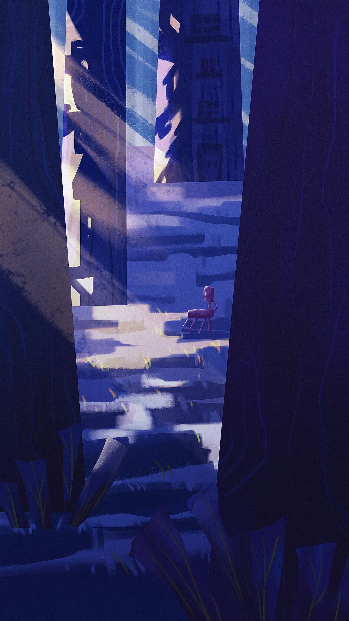 现在的人表面热情阳光,但是内心却孤独压抑,希望这个椅子可以治愈内心