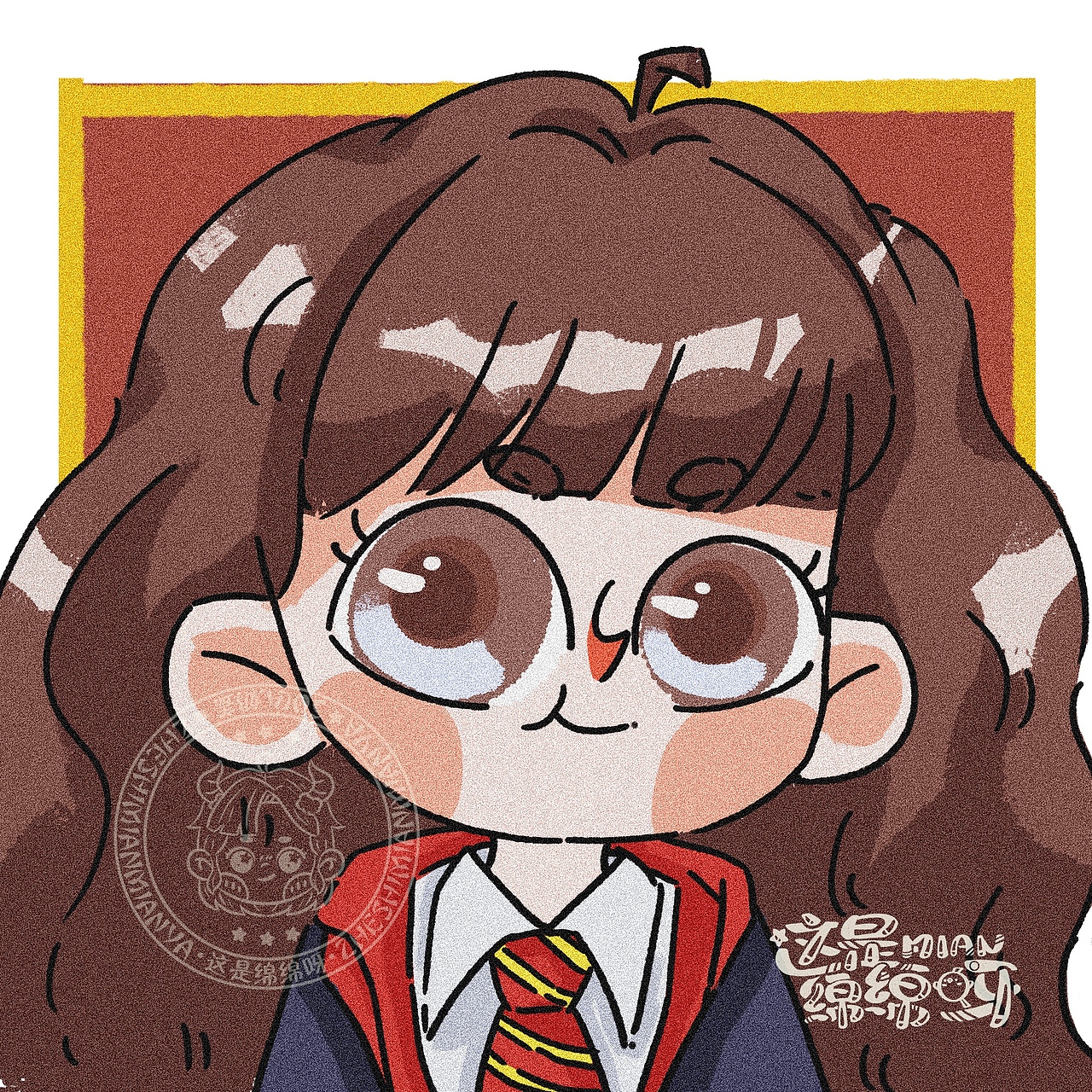 哈利波特Q版头像（图ZMjc4ODYzMDI0） - 儿童插画 - 站酷设计师是绵绵呀原创素材 - 站酷ZCOOL