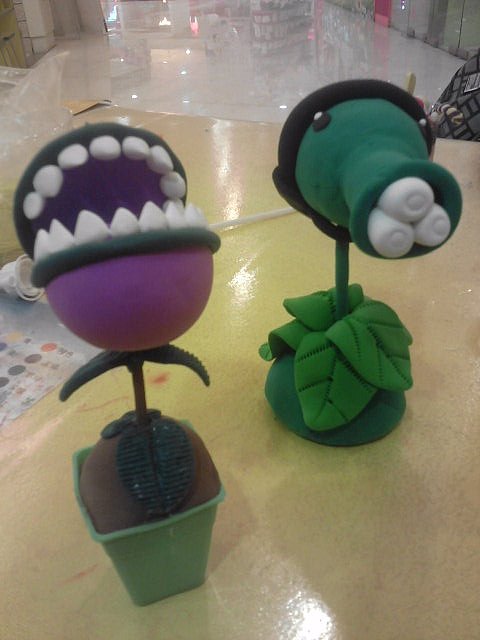 小染作品:大战僵尸 花盆DIY