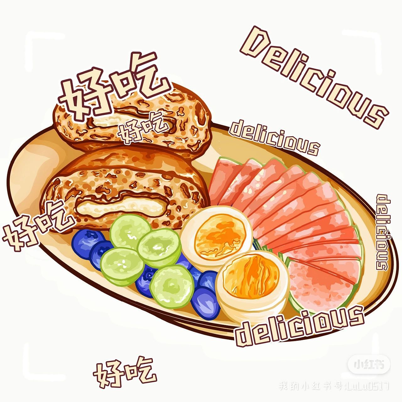 日系线稿风|简餐③