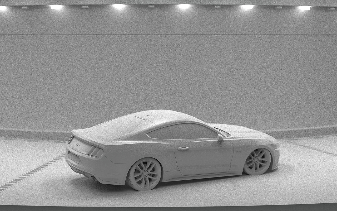 福特Mustang-汽车渲染