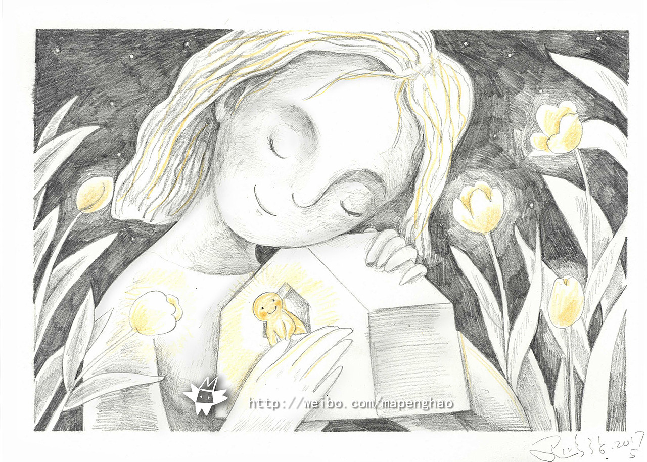 小口罩的六一愿望单（图ZODA3NjA1NTI=） - 儿童插画 - 站酷设计师榆树下画原创素材 - 站酷ZCOOL