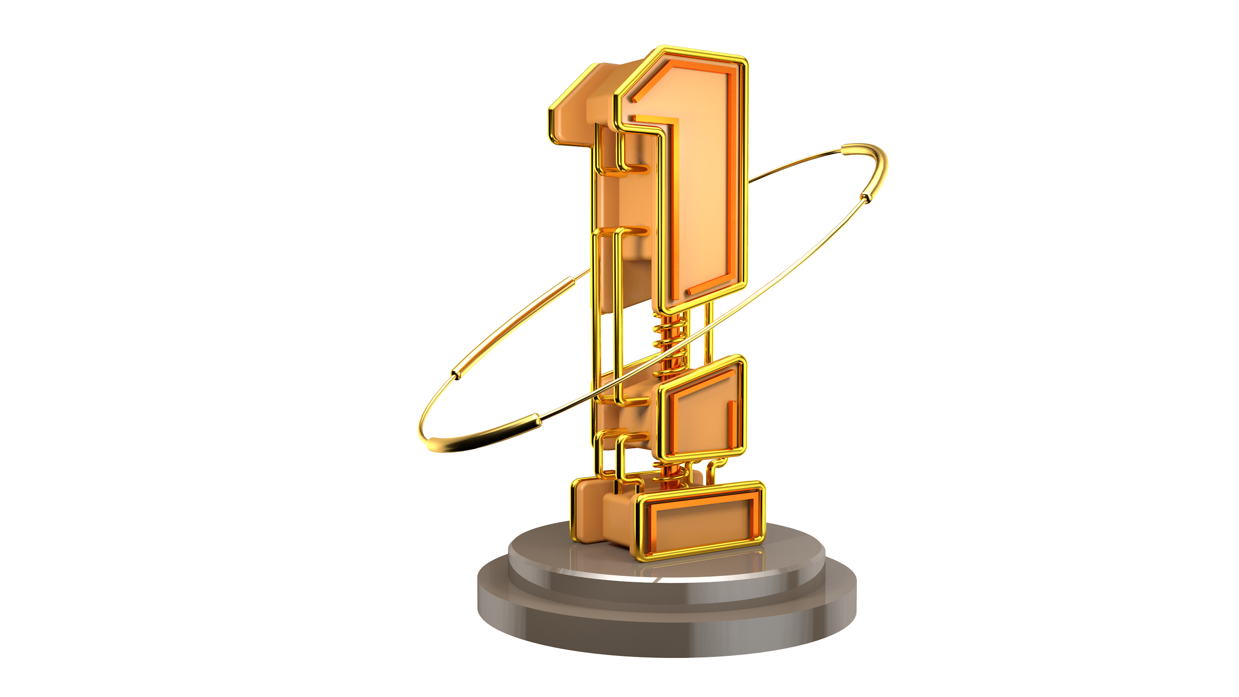 c4d 做的 3/2/1倒计时海报