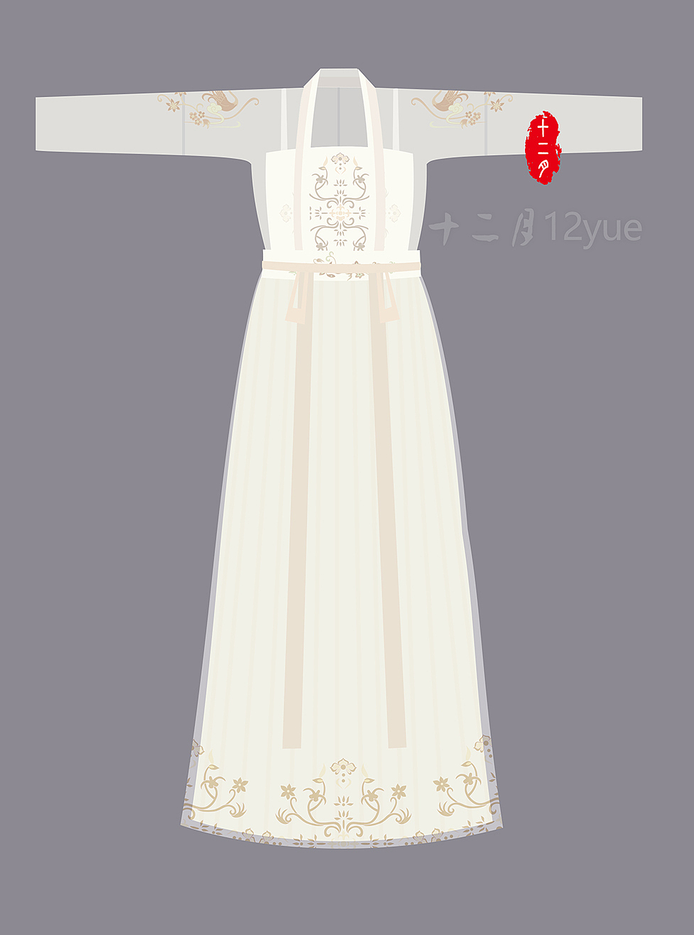 汉服设计/木梨枝《惊鸿》（图ZMTYzNzE5MzQ4） - 其他服装 - 站酷设计师木梨枝原创素材 - 站酷ZCOOL