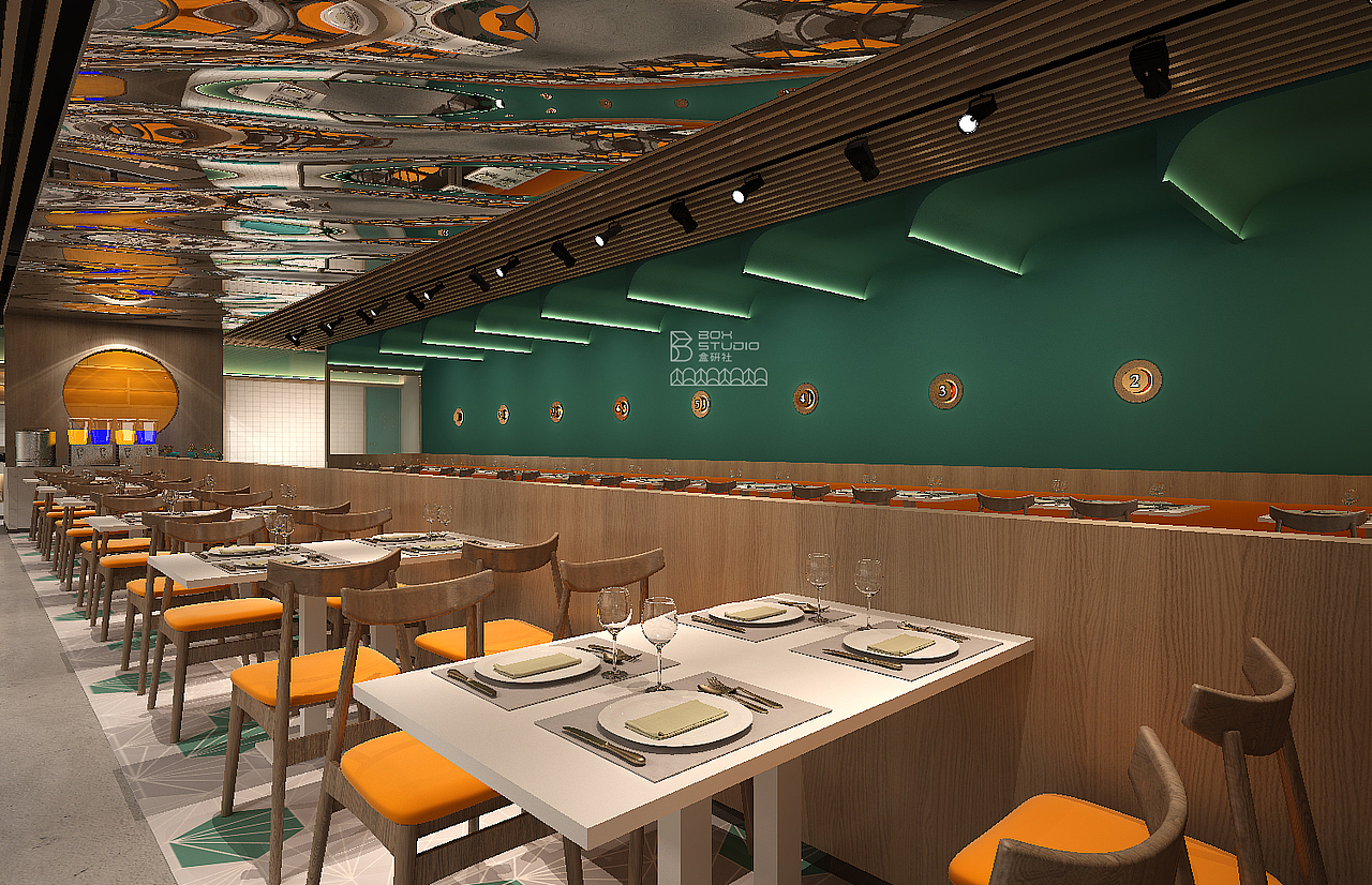 河南玺乐兹牛排自助餐厅（图ZMTgyMjA2MzQw） - 家装设计 - 站酷设计师HansChen07原创素材 - 站酷ZCOOL
