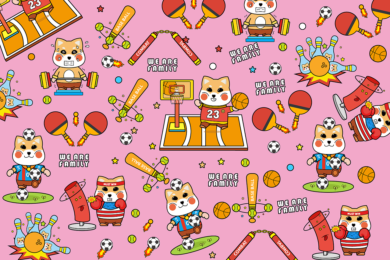 柴犬q版形象设计