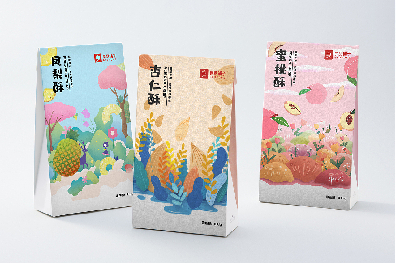 包装设计-良品铺子（图ZMjU2ODIwNjEy） - 生活用品 - 站酷设计师如玉的小七原创素材 - 站酷ZCOOL