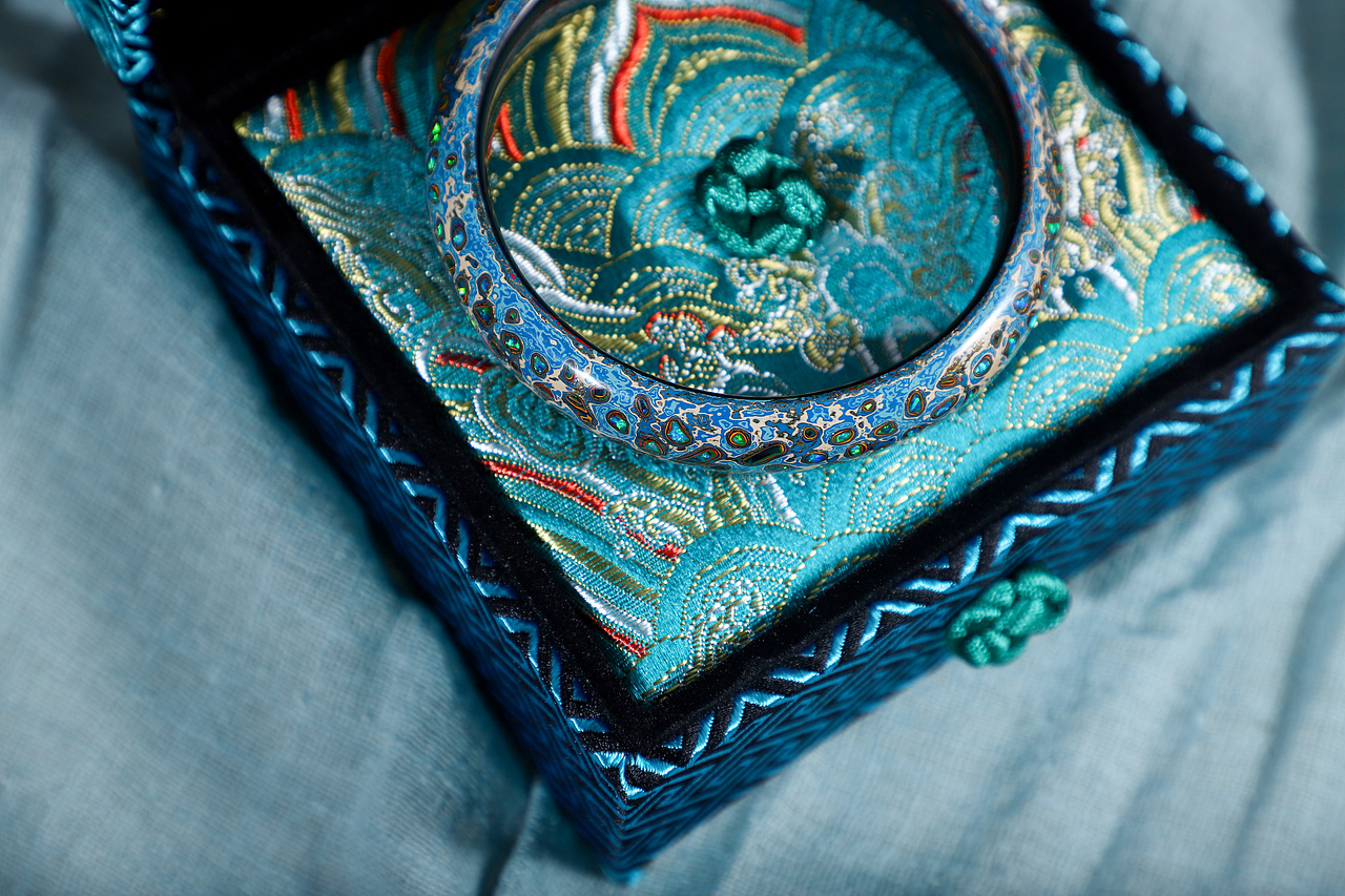 大漆手串手镯拍摄