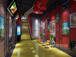河南光山潮火锅---成火锅店设计  成都火锅店装修 
