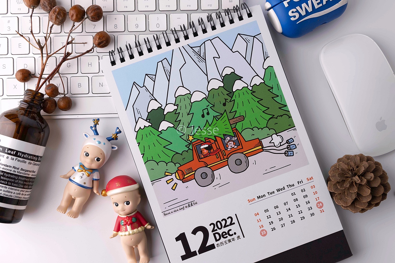 2022年台历设计（图ZMjgxNTUxNzU2） - 创作习作 - 站酷设计师麦麦Siii原创素材 - 站酷ZCOOL