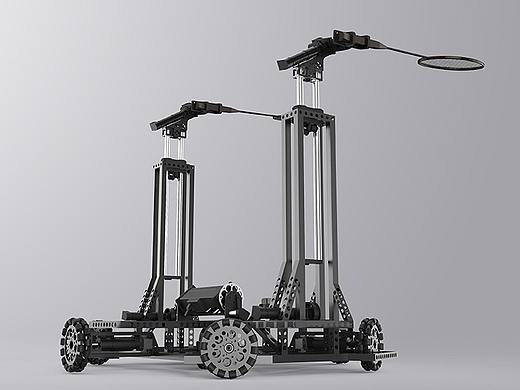 全向机器人移动平台-羽毛球陪练