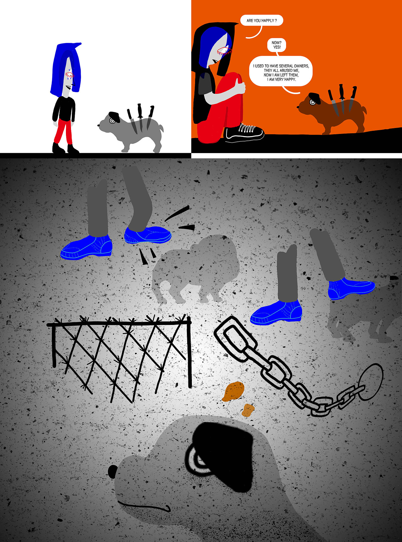 图画小说 小奇怪的冒险故事