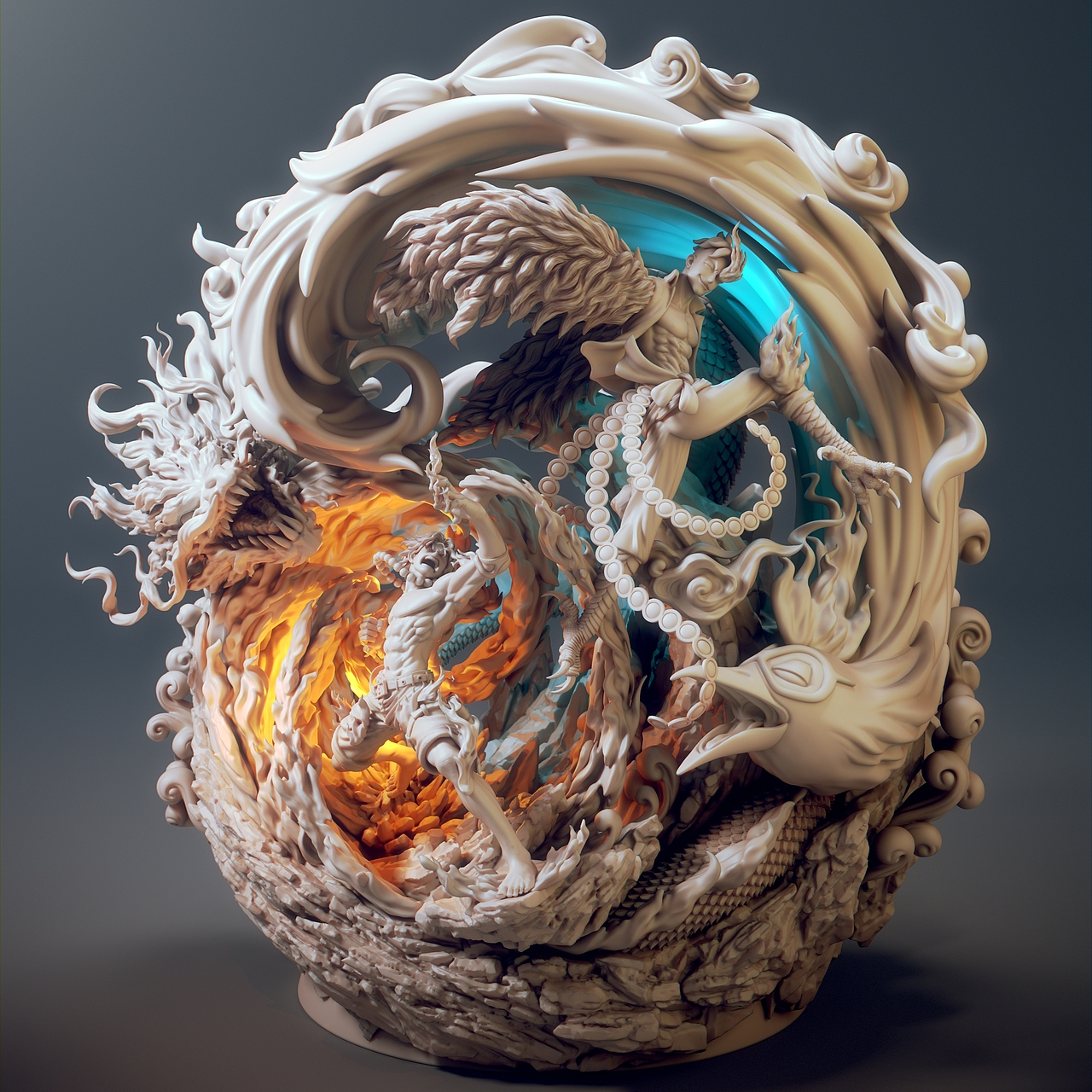 MT工作室第二款作品—艾斯 馬爾科（圖ZMTU0MjA3NDA4） - 手辦/模玩 - 站酷設(shè)計師MissTime工作室原創(chuàng)素材 - 站酷ZCOOL