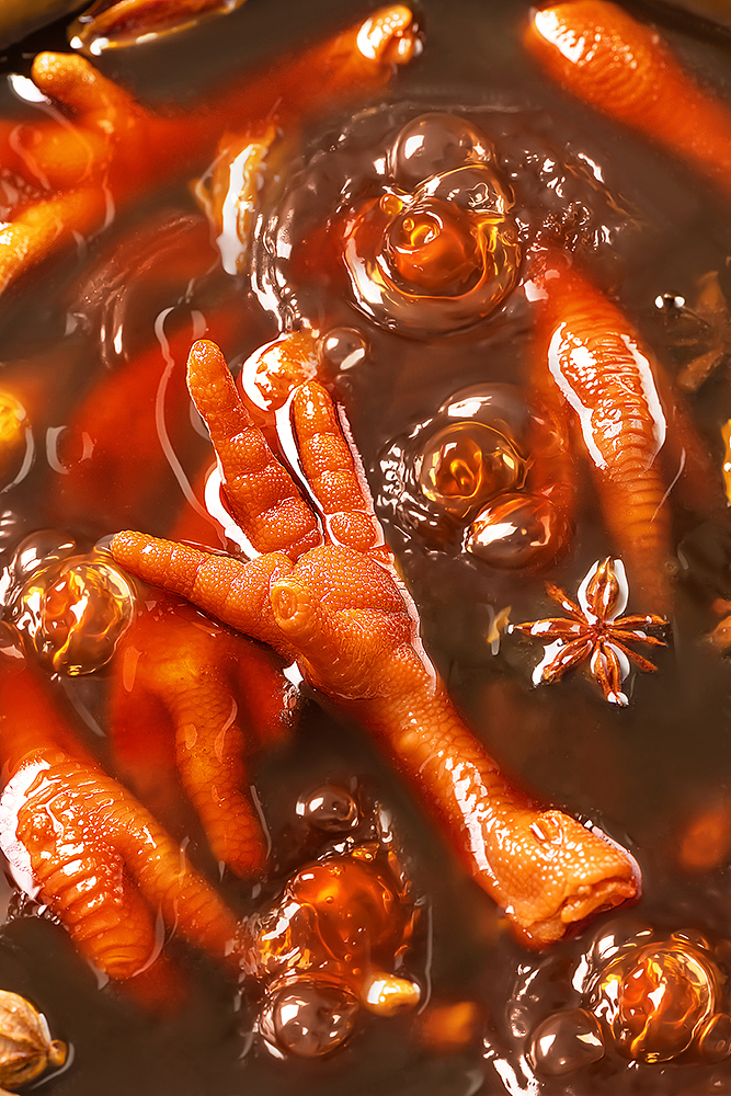 卤味包装拍摄/鸡爪美食摄影